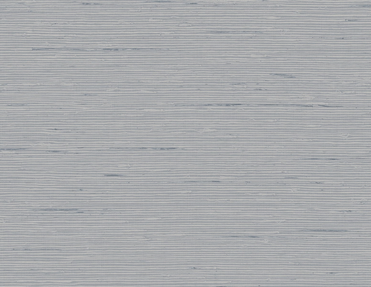 Silver faux grasscloth textured vinyl wallpaper pattern