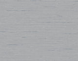 Silver faux grasscloth textured vinyl wallpaper pattern