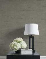 Vantaa Mist by A Lot More Textures Faux Grasscloth Vinyl Wallpaper – Seabrook Designs CP90217