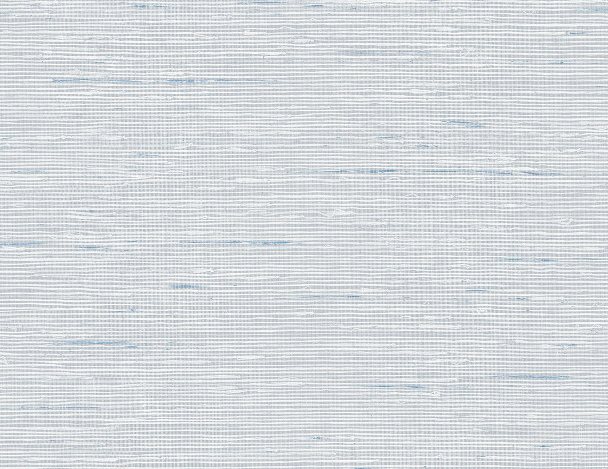 Vantaa Silver faux grasscloth wallpaper with subtle horizontal texture