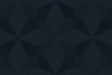 Dark navy geometric diamond wallpaper pattern in matte vinyl finish