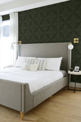 Turku Sage by A Lot More Textures Geometric Wallpaper – Seabrook Designs CP90504