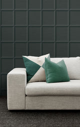 Oulu Sky Blue by A Lot More Textures Geometric Vinyl Wallpaper – Seabrook Designs CP90802