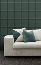 Oulu Leaf by A Lot More Textures Geometric Vinyl Wallpaper – Seabrook Designs CP90804