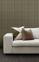 Oulu Tan by A Lot More Textures Geometric Vinyl Wallpaper – Seabrook Designs CP90805