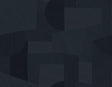 Lahti wallpaper in Stardew blue geometric pattern