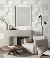 Lahti Arctic White by A Lot More Textures Geometric Vinyl Wallpaper – Seabrook Designs CP91010