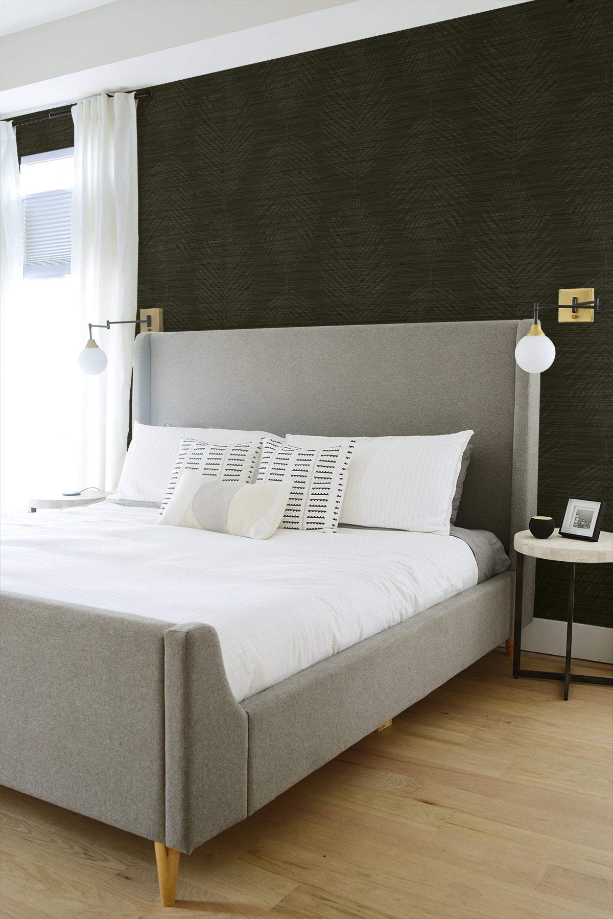 Kotka Juniper by A Lot More Textures Textured Botanical Vinyl Wallpaper – Seabrook Designs CP91115