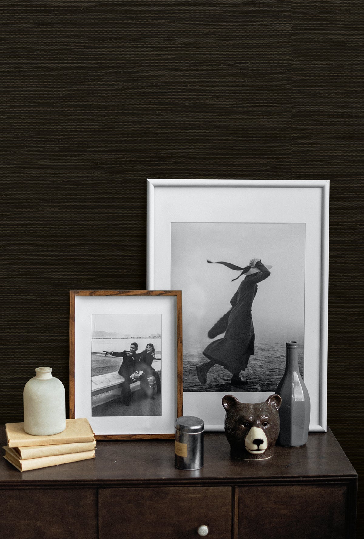 Porvoo Elderflower by A Lot More Textures Faux Grasscloth Wallpaper – Seabrook Designs CP91205