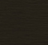 Porvoo faux grasscloth textured wallpaper in deep brown tones
