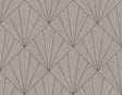Mikkeli sand geometric fan pattern matte vinyl wallpaper