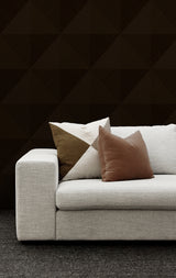 Kerava Buff by A Lot More Textures Geometric Matte Vinyl Wallpaper – Seabrook Designs CP91616