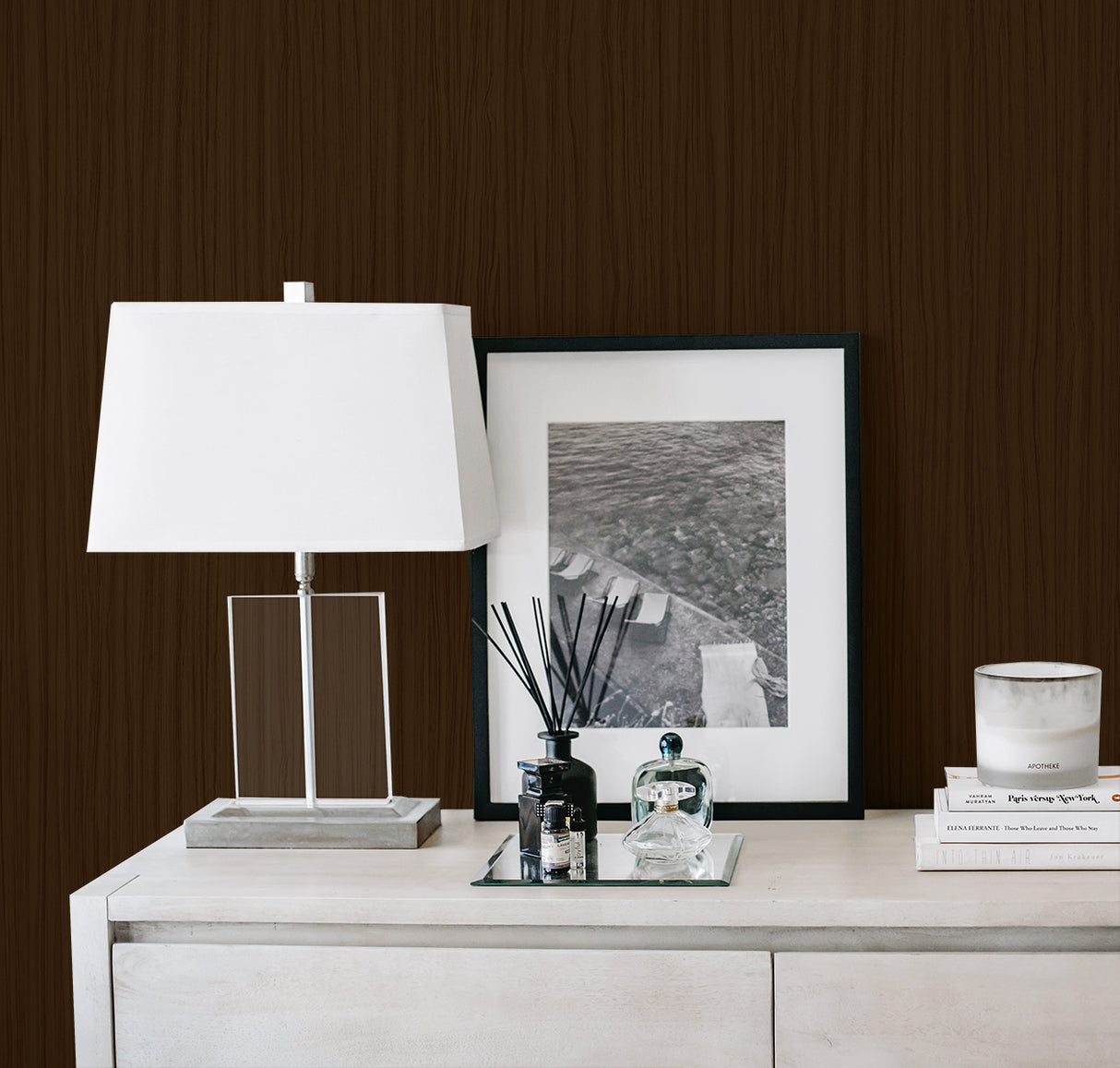 Salo Shale by A Lot More Textures Textured Stria Vinyl Wallpaper – Seabrook Designs CP91706