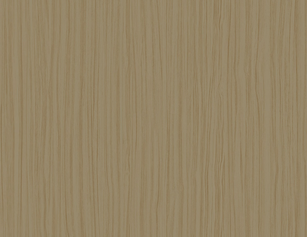 Seabrook Designs Salo in Latte, a matte stria texture vinyl wallpaper.
