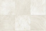 Seabrook Designs Kemi wallpaper in Tusk, a matte geometric texture resembling light stone tiles.