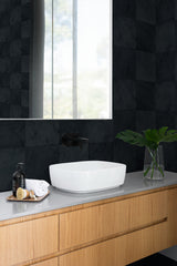 Kemi Stargazer by A Lot More Textures Geometric Matte Vinyl Wallpaper – Seabrook Designs CP91902