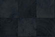 Close-up of Seabrook Designs Kemi wallpaper in Stargazer, a dark blue matte vinyl geometric tile effect