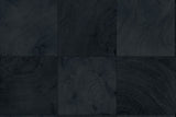 Close-up of Seabrook Designs Kemi wallpaper in Stargazer, a dark blue matte vinyl geometric tile effect