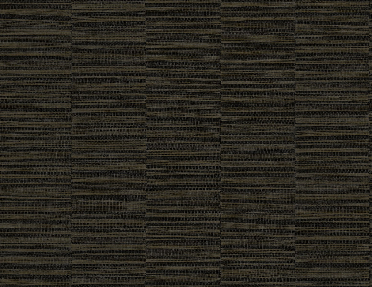 Forssa “Roasted Beans” textured stripe vinyl wallpaper by Seabrook Designs (CP92006)