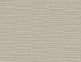 Forssa wallpaper in Cool Linen with a subtle horizontal striped texture