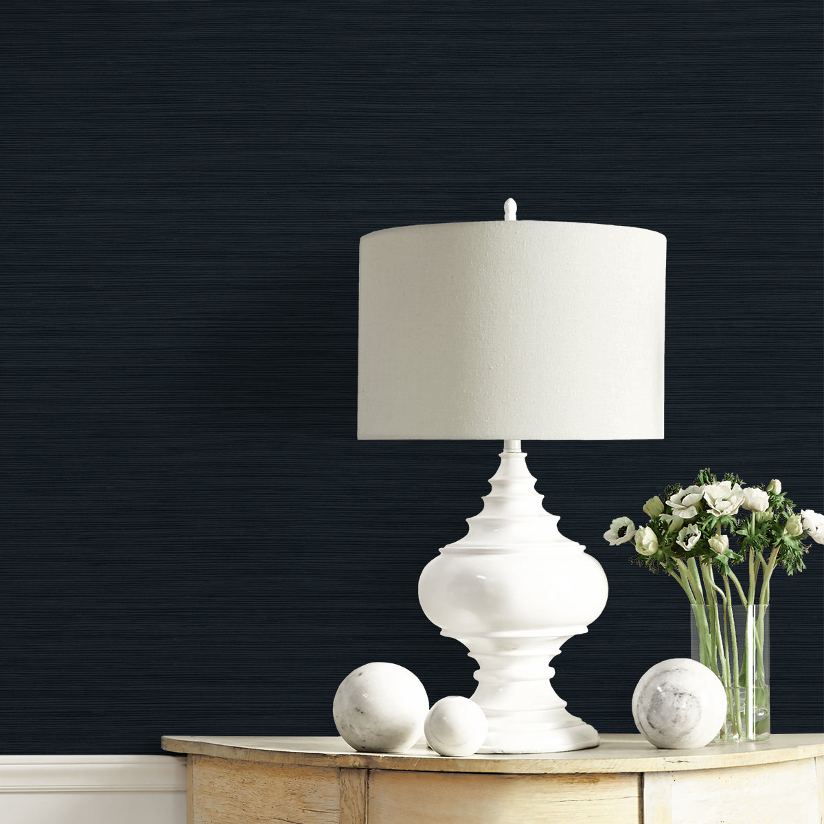 Lohja Morning At Sea by Seabrook Designs Faux Grasscloth Vinyl Wallpaper – Seabrook Designs CP92102