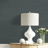 Lohja Rain by A Lot More Textures Matte Faux Grasscloth Vinyl Wallpaper  Seabrook Designs CP92108