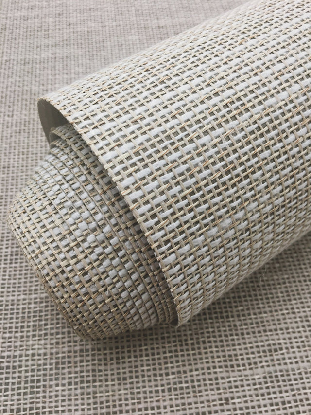 Madeira Wheat Paper Weave Wallpaper with Bohemian Textured Weave - York CR9201