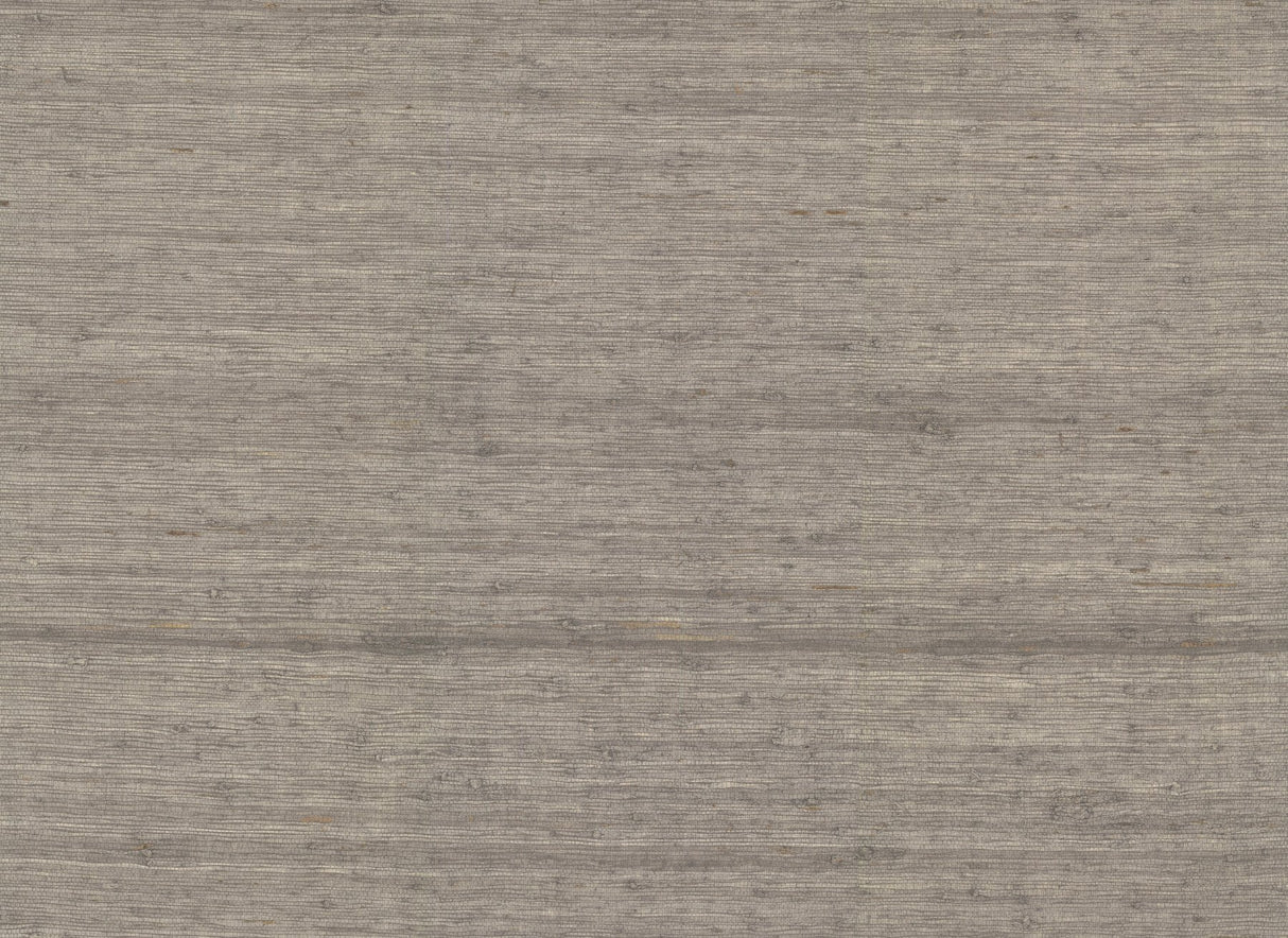 Arrowroot Brown Grasscloth Non Woven Wallpaper - York CV4403