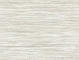 Bahiagrass Beige Faux Grasscloth Wallpaper with Textured Horizontal Weave - York CV4416