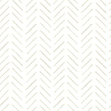 Painted Herringbone Off White Wallpaper with Small Prints Herringbone Motif - York CV4456
