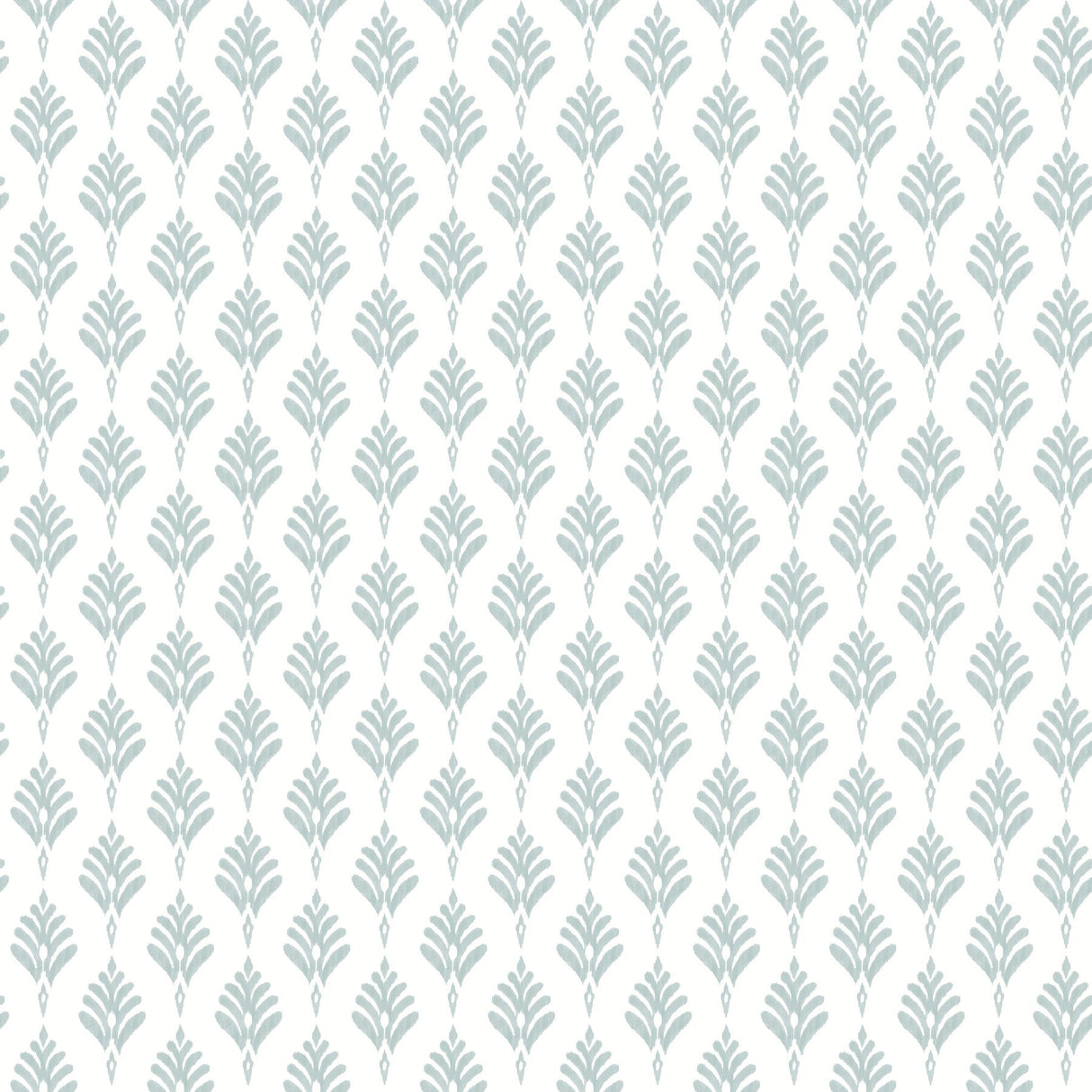 French Scallop Light Grey Ikat Small Print Prepasted Wallpaper - York CV4460