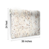 Cork White & Black Wallpaper with Metallic Accents- Candice Olson Casual Elegance, Random Match, Unpasted Heavyweight Paper, 36 in x 24 ft Roll - York CX1200