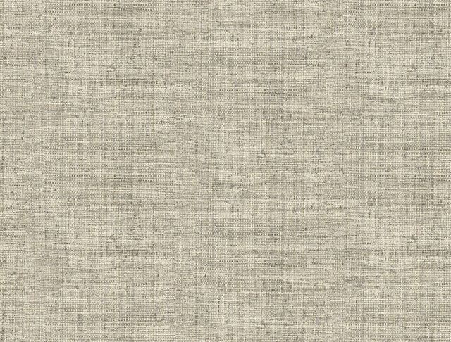 Papyrus Weave Beige Wallpaper with Faux Grasscloth Sure Strip - York CY1557