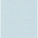 Agave Sky Blue Faux Grasscloth Wallpaper by Chesapeake