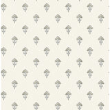 Chesapeake Surdiva Ivory Floral Fan Wallpaper, 20.5 in x 33 ft roll