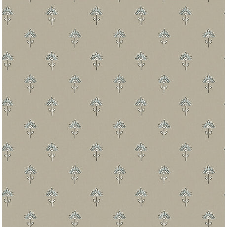 Chesapeake Surdiva Stone Floral Fan Wallpaper