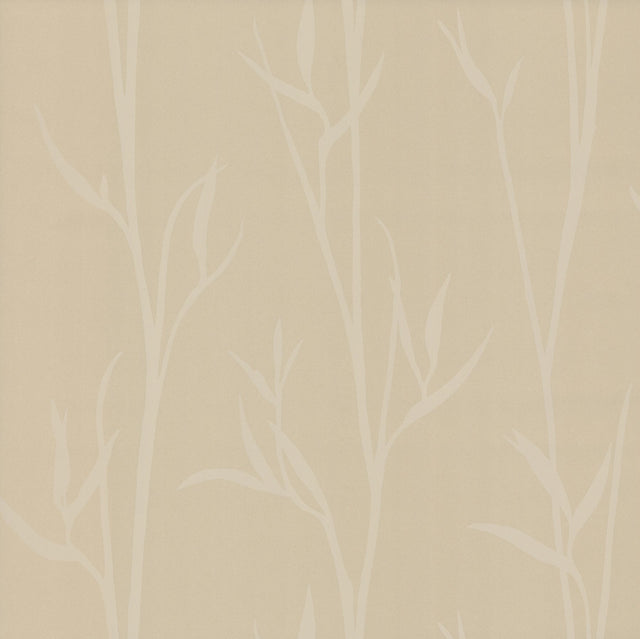 Matcha Gold Wallpaper with Botanical Bamboo Motif - York DA3506N