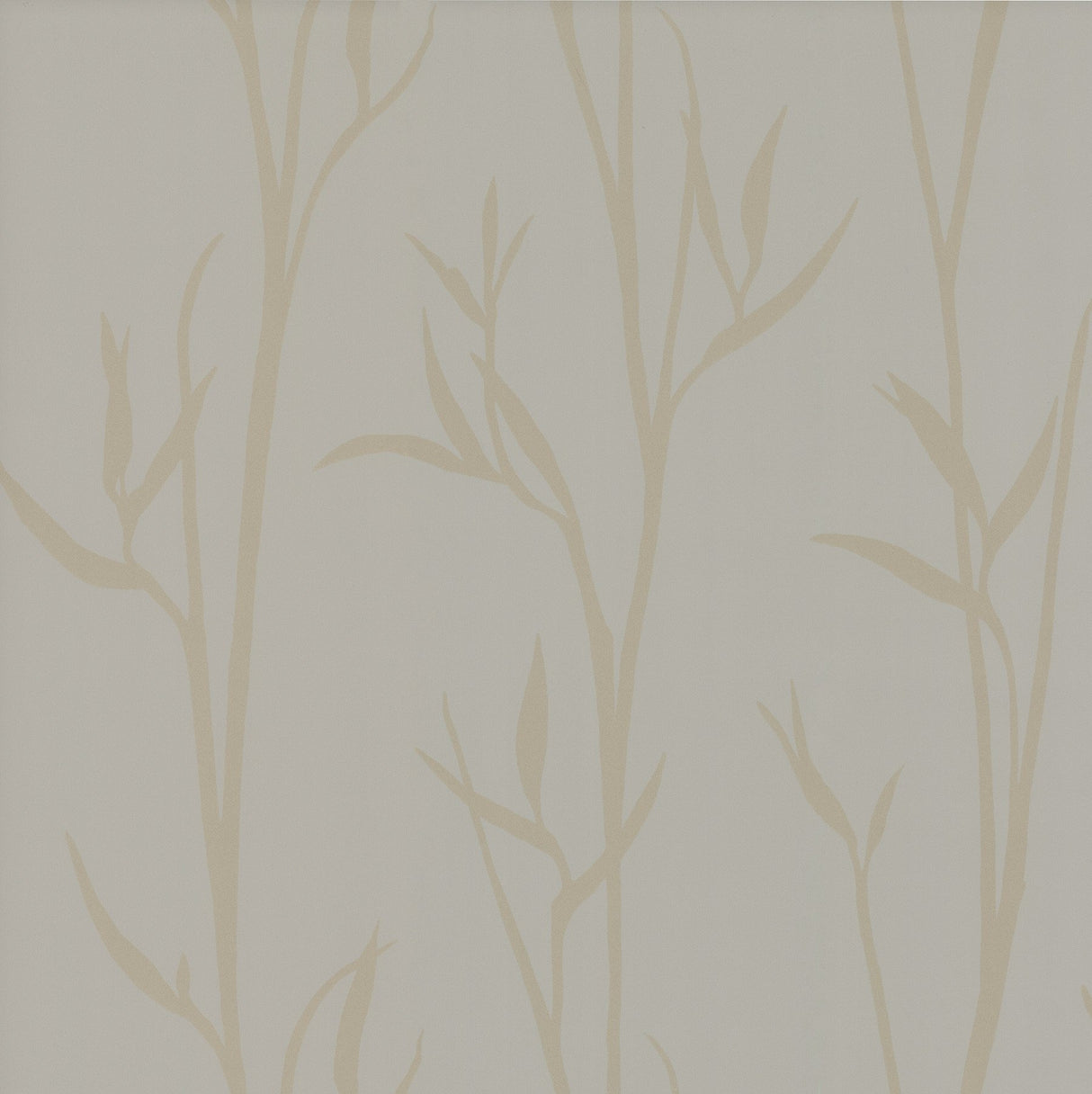 Matcha Tan Wallpaper with Botanical Bamboo Motif - York DA3508N