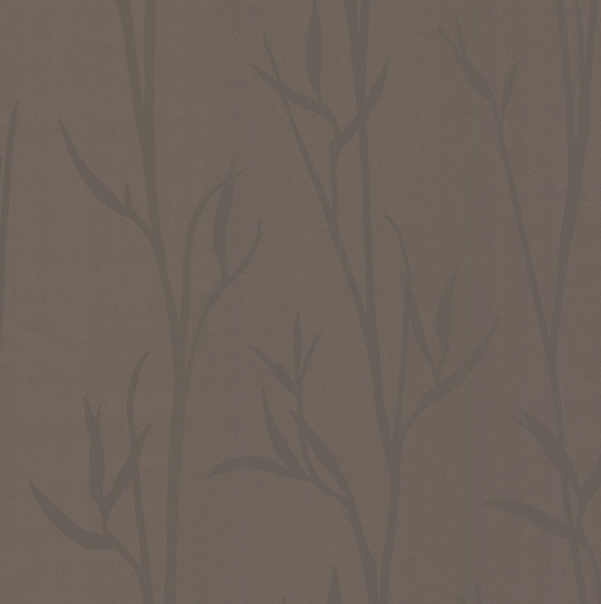 Matcha Brown Wallpaper with Botanical Bamboo Motif - York DA3509N