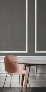 Caprice Grey Wallpaper with Woven Texture - York DA3517N