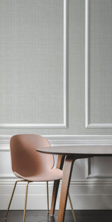 Caprice Grey Wallpaper with Woven Textile Texture- York DA3519N
