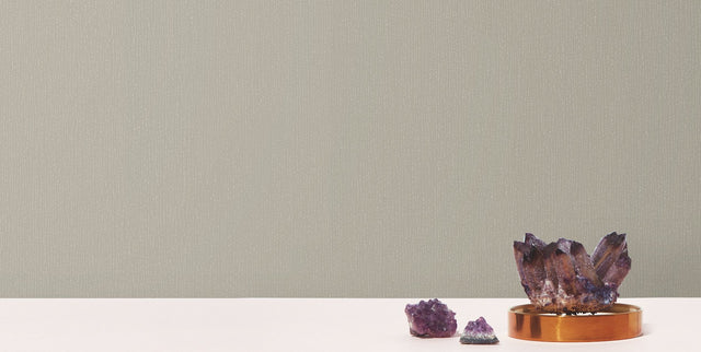 Radiant Juniper Beige Wallpaper with Textured Metallic Bark Motif - York DA3540N