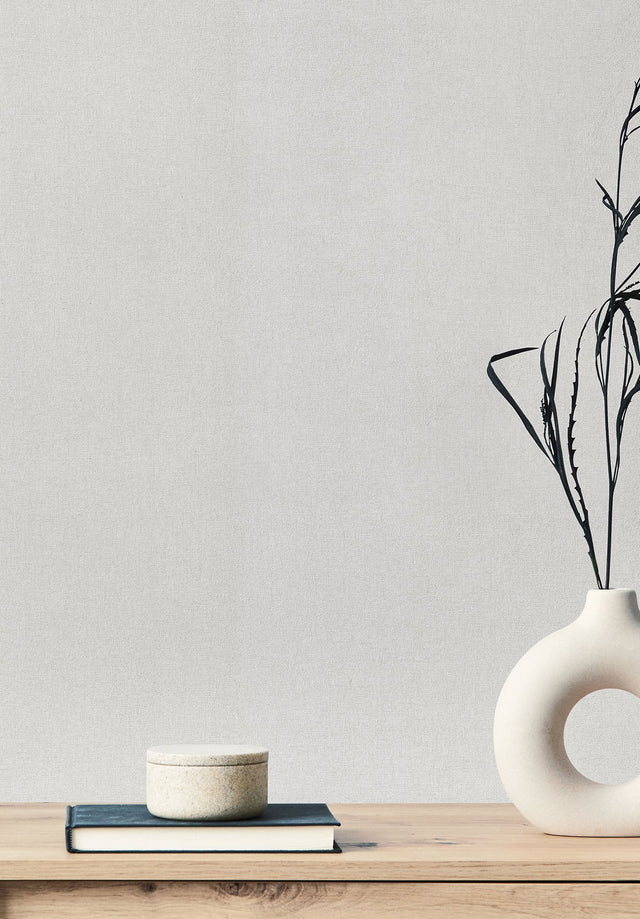 Gypsy Weave Frost Wallpaper with Textured Weave Pattern - York DA3578N