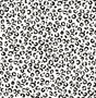 Classic Leopard black and white peel and stick animal print wallpaper
