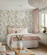Chinoiserie Bird Vine Blush by Daisy Bennett Peel and Stick Peel & Stick Wallpaper – Daisy Bennett Designs DB20801