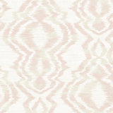 Moirella Blush by West Boulevard Collection 27 in x 9 yd Abstract Nonwoven Matte Wallpaper – Daisy Bennett Designs DBW8006-Sample