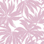 Mauve palm leaf silhouette botanical wallpaper pattern