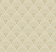 Chrysler Arches geometric fan-and-arch pattern wallpaper in soft beige
