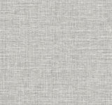 Soho Linen wallpaper in Eternity, a grey matte linen-look texture.