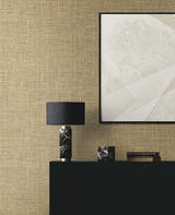 Soho Linen Elk by Deco 2 Metallic Linen Texture Wallpaper – Collins & Company DC60416 -Sample